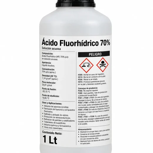 Ácido Fluorhídrico 70%