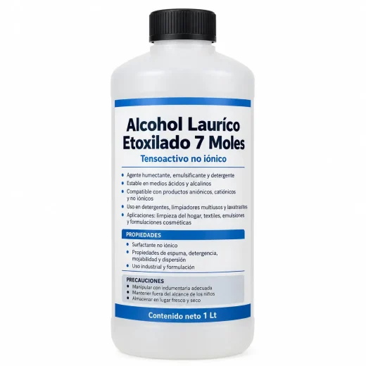 Alcohol Lauríco Etoxilado 7 Moles