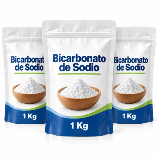 Bicarbonato de Sodio 1 Kg Pack de 3