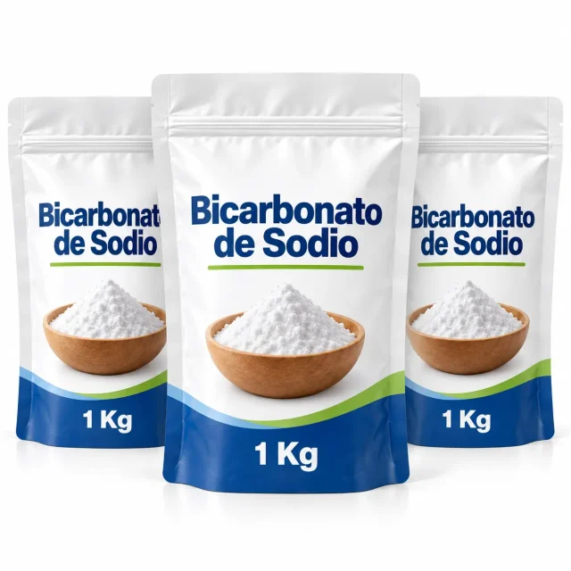 Bicarbonato de Sodio 1 Kg Pack de 3