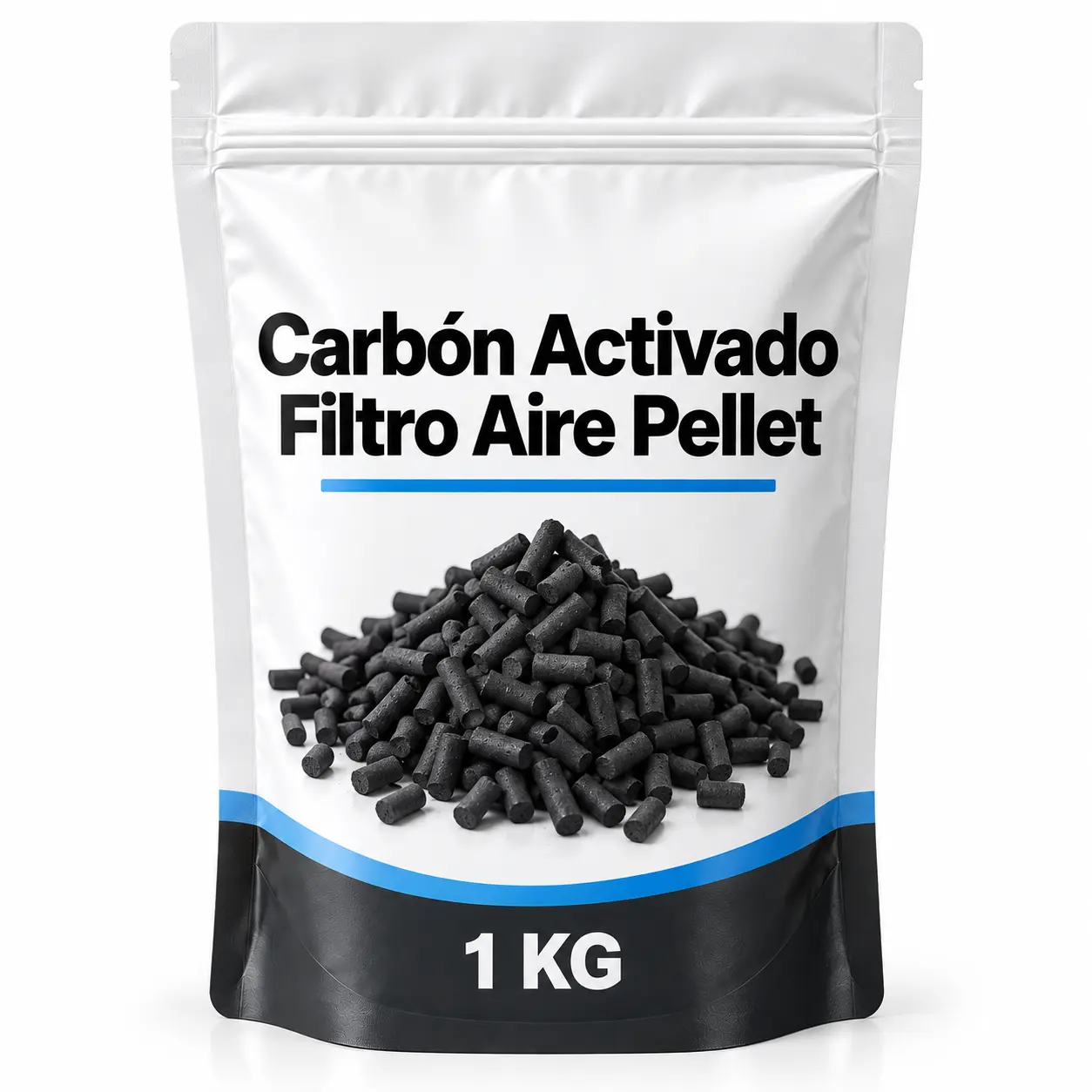 Carbon Activado Filtro Aire Pellet 1 KG 1 Carbón Activado Filtro Aire Pellet 1 KG