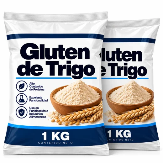 Gluten de Trigo 1 KG  Pack de 2