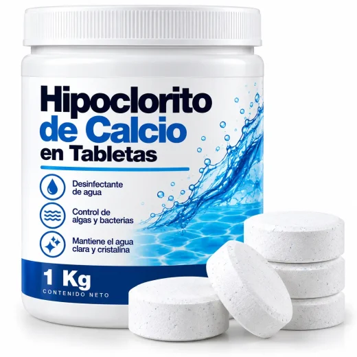 Hipoclorito de Calcio en Tabletas 1 KG