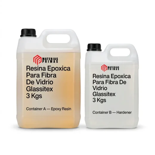 Resina Epoxica para Fibra de Vidrio Glassitex 3 Kgs