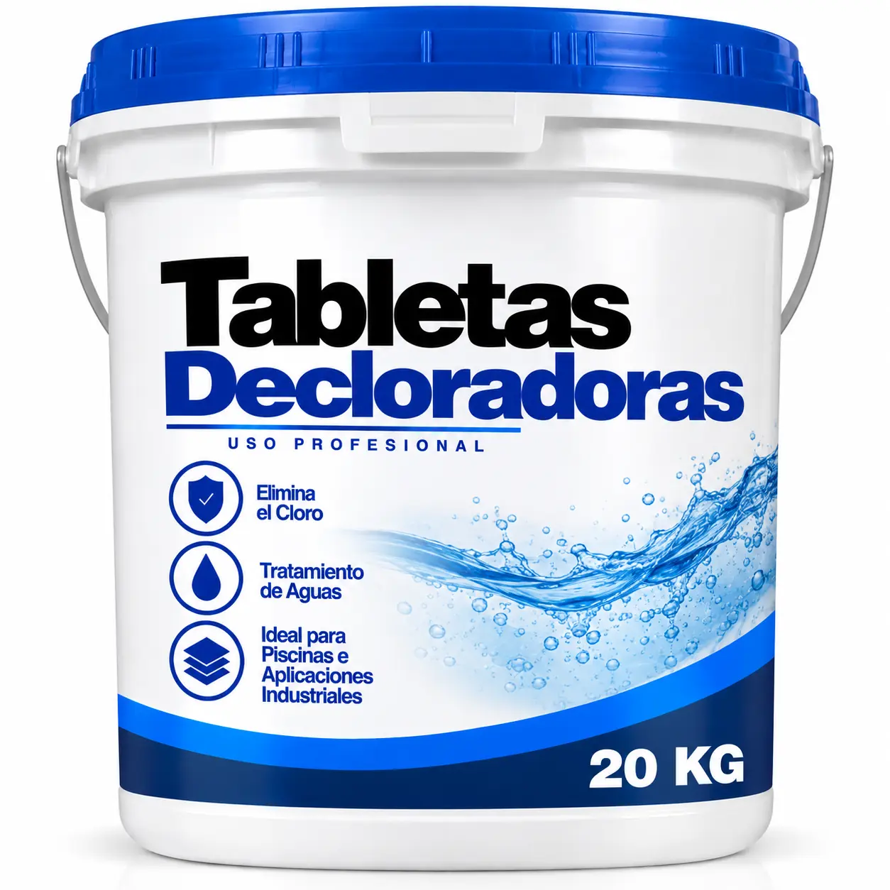 Tabletas Decloradoras 20 KG Tabletas Decloradoras 20 KG