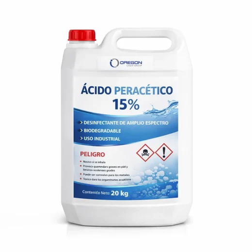 Ácido Peracético 15% 20 LT