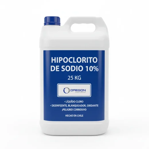 Hipoclorito de Sodio al 10% 25 kg