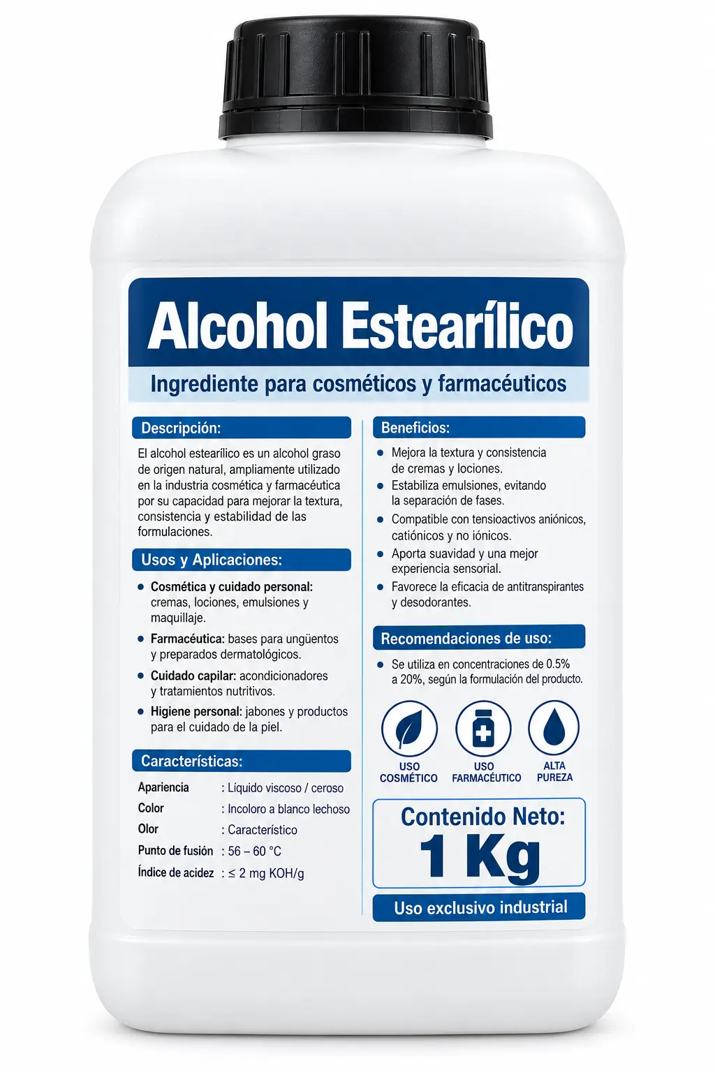 Alcohol Estearilico 1 Alcohol Estearílico