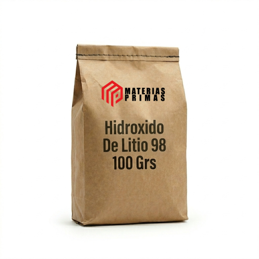 Hidróxido de Litio 98% 100 Grs