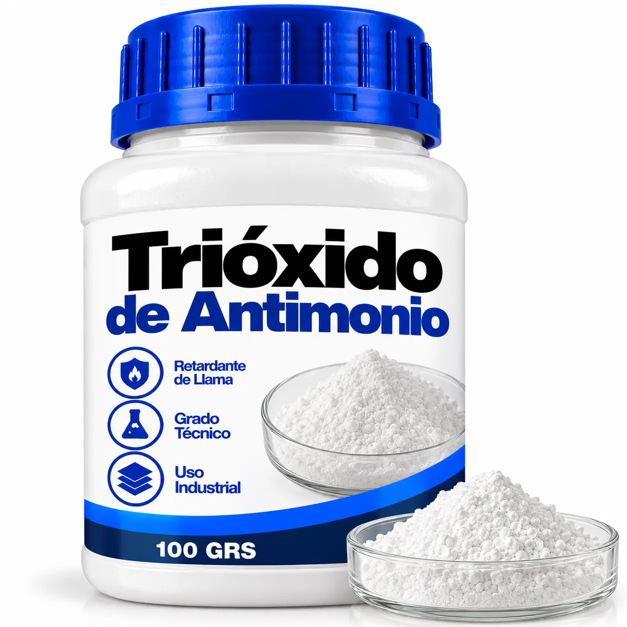 Trioxido de Antimonio 100 Grs 1 Trióxido de Antimonio 100 Grs